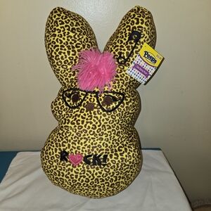 Leopard Print Bunny Plush Toy